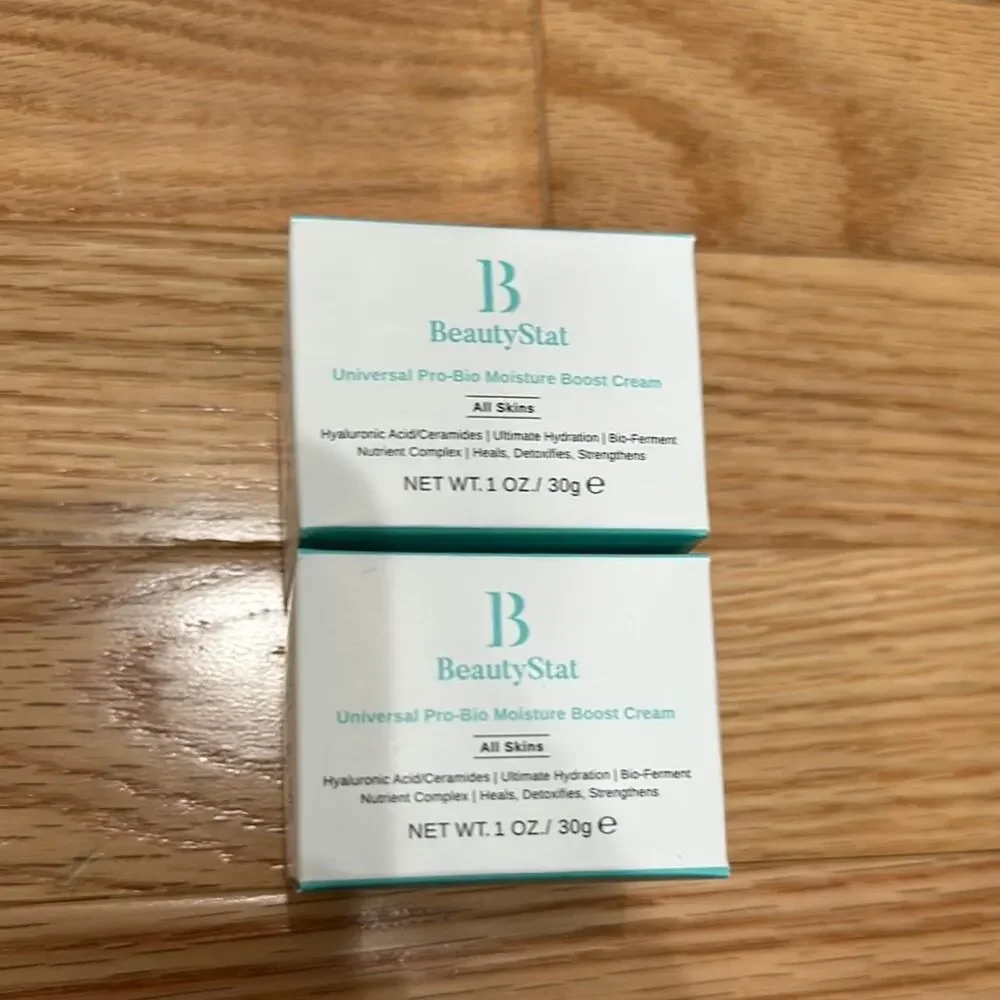 Beautystat universal pro-bio moisture boost cream 2 pack brand new sealed